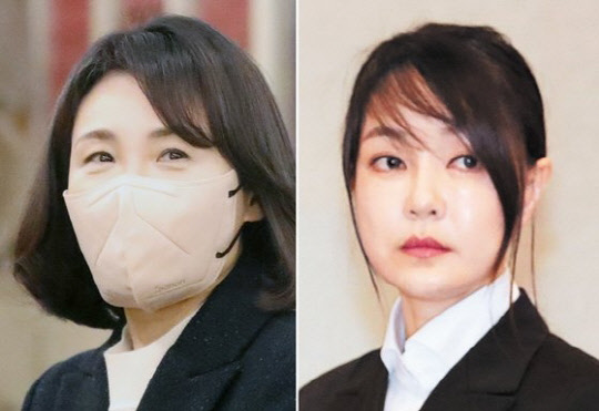 이재명 더불어민주당 대선 후보 아내 김혜경씨(왼쪽)와 윤석열 국민의힘 대선 후보 아내 김건희씨. 연합뉴스